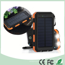 Chargeur solaire imperméable de banque d&#39;énergie solaire de téléphone portable de double avec la double lumière de LED (SC-6688)